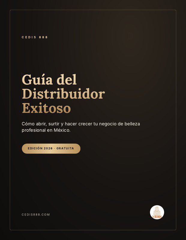 Portada de la Guía del Distribuidor Exitoso de CEDIS 888