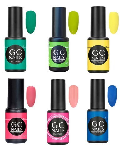 Bel-Color GC NAILS, geles de color