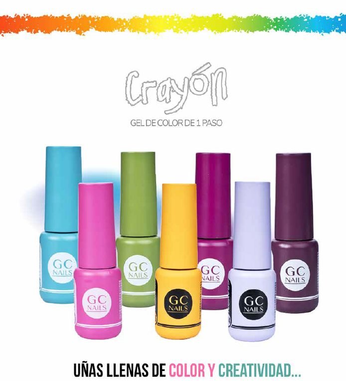 Productos GC NAILS distribuidos por CEDIS 888